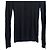 Top a collo alto e maniche lunghe Burberry Nero - vista 4