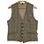 Autre Marque Chaleco de lana a cuadros MONTEDORO Beige