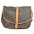Louis Vuitton Saumur Monogram 35 Marrone - vista 3