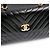Chanel Chevron Coco Handle Gold Große Tote Schultertasche Schwarz - Ansicht 5
