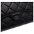 Chanel Portafoglio lungo CC Classic Flap da donna in agnello argento - vista 5