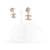 Chanel Orecchini Resin CC Crystal Drop Multicolore  - vista 2