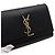 Saint Laurent Borsa a tracolla Classic Kate Small Monogram con catena dorata Nero - vista 8