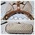 Céline Celine Vintage Macadam Hobo Schultertasche Beige/Braun - Ansicht 4