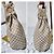 Céline Celine Vintage Macadam Hobo Schultertasche Beige/Braun - Ansicht 6