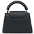 Louis Vuitton Mini Borsa Tote Capucines Nera Nero - vista 3