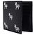 Thom Browne Black Leather Zebra Print Billfold Wallet - view 3