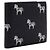 Thom Browne Black Leather Zebra Print Billfold Wallet - view 4