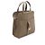 Hermès Borsa Tote Halzan Etoupe Clément Hardware con borsa a tracolla e borsa a spalla Marrone - vista 3
