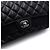 Chanel Borsa a tracolla Black Caviar Classic Medium con catena argentata Nero - vista 11