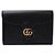 Gucci Clutch con patta in pelle nera