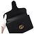 Gucci Clutch con patta in pelle nera - vista 6