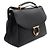 Salvatore Ferragamo Gold Gancini Margot Large Tote Bag mit Tragegriff Schwarz - Ansicht 3