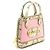 Horsebit 1955 Gucci Limitierte Mini Top Handle, Tote und Crossbody Tasche aus rosa Python mit Horsebit Pink - Ansicht 3