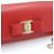 Salvatore Ferragamo Mini clutch rossa con fiocco e borsa a tracolla con catena dorata - vista 4