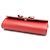 Salvatore Ferragamo Mini clutch rossa con fiocco e borsa a tracolla con catena dorata - vista 6