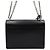Saint Laurent Medium Sunset Monogram Black Schultertasche mit silberner Kette - Ansicht 4
