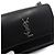 Saint Laurent Medium Sunset Monogram Black Schultertasche mit silberner Kette - Ansicht 9