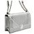 Borsa a tracolla e crossbody Diorama Silver Metallic Chain - vista 3