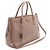 Prada Saffiano Lux Pink Double Zip Tote Bag - vista 3