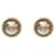 Chanel Orecchini Round CC Gold D'oro  - vista 1