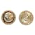 Chanel Orecchini Round CC Gold D'oro  - vista 4