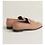 Hermès Mocassini da donna Beige Pellino Marrone - vista 5