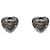 Gucci Orecchini Blind for Love in argento - vista 3