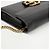Gucci Borsa a tracolla portafoglio in pelle GG Marmont con catena Nero - vista 7