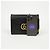 Gucci Borsa a tracolla portafoglio in pelle GG Marmont con catena Nero - vista 9