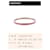 Hermès Bracciale extra sottile Rosa  - vista 3