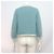 Chanel Cashmere-Strickjacke für Damen mit silbernem CC-Logo-Knopf Blau - Ansicht 4