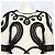 Dolce & Gabbana Abito con ricami floreali bianco e nero per donna - vista 2