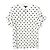 Camiseta Louis Vuitton de lunares blanca Blanco