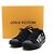 Louis Vuitton Sneakers da uomo in scamosciato nero e tela navy Tattoo Blu - vista 7