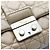 Dior Borsa a tracolla con patta in agnello beige con finiture dorate Marrone - vista 7
