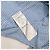Gucci Camisa unissex de algodão com listras e xadrez azul - vista 7
