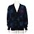 Louis Vuitton Cardigan in jacquard Damier Salt Blu
