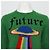 Gucci Langarm-Strick-T-Shirt Unisex Green UFO FUTURE Grün - Ansicht 2