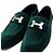 Hermès Mocassini Green Velvet Logo Paris da donna Verde - vista 5