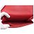 Chanel Clutch da donna in caviar rosso con logo CC dorato - vista 5