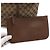 Gucci Borsa shopper a tracolla con bordi in pelle marrone - vista 6