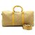 Dior Borsa Duffle Lingot in jacquard Oblique giallo