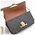 Céline Trio Canvas Tan Shoulder Bag - view 6