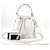 Prada Bolso Bucket Saffiano con logotipo de triángulo Blanco