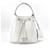 Prada Bolso Bucket Saffiano con logotipo de triángulo Blanco - vista 2