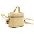 Dior Micro borsa a tracolla e borsa a tracolla in vernice giallo cannage - vista 3