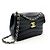 Chanel Chevron Classic Mini Tasche Schwarz - Ansicht 6