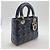 Dior Lady Lammfell-Tote-Bag Schwarz - Ansicht 6