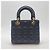 Dior Lady Lammfell-Tote-Bag Schwarz - Ansicht 9